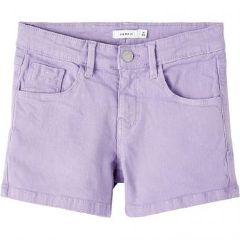 Shorts da bambina in twill