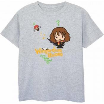 T-Shirt Hermione per Ragazze Harry Potter Wingardium Leviosa
