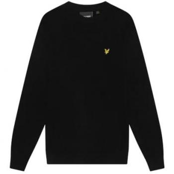 Lyle & Scott Herren Rundhals-Pullover aus Schafwolle