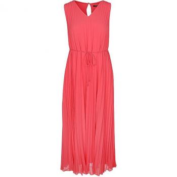 Comma Damen Maxikleid Rot Größe 44