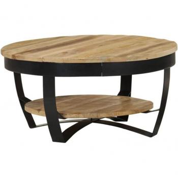 Table basse en manguier brut