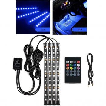 Wireless Remote Control LED Car Foot Light with Multiple Modes