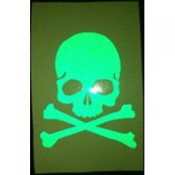 Skeleton Bicycle Reflective Decal
