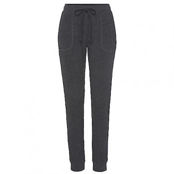 Homewearhose LASCANA Gr. 32/34, N-Gr, beige (sand, meliert), Damen