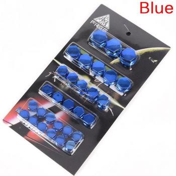 30Pcs Motorbike Nut Bolt Cap Cover Set