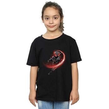 Kids’ DC Comics Aquaman Flash Top – 5-6 Years, Black Cotton