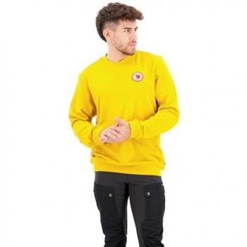 Sweatshirt Fjällräven 1960 avec insignia jaune moutarde
