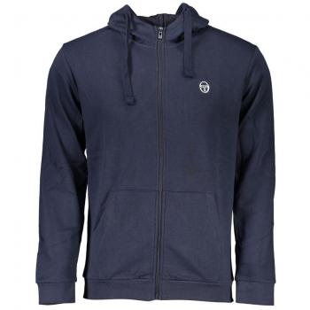 Sergio Tacchini Men's Navy Blue Fleece Zip Hoodie