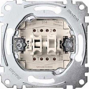 Interruttore Merten serie 1P 16A 250V MEG3615-0000
