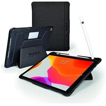 PORT DESIGNS Étui en cuir véritable avec clavier sans fil pour iPad Pro 12.9 pouces (Gen 3/4)