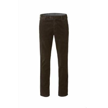 Herren-Chino Meyer Active – 24 (Normalgröße), Braun, Cord mit Flexbund
