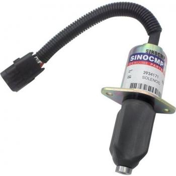 Válvula Solenoide de Combustible de 12V 3934171 para Excavadora Cummins