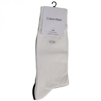 CK MEN SOCK 2er Pack Herren Socken in Schwarz und Weiß