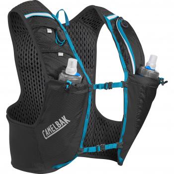 CamelBak Ultra Pro Mochila de Hidratación, Hombre, Negro/Azul, Talla L