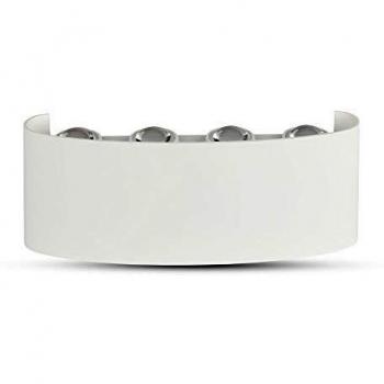 Applique da Parete LED 8W Carcassa Bianca IP54
