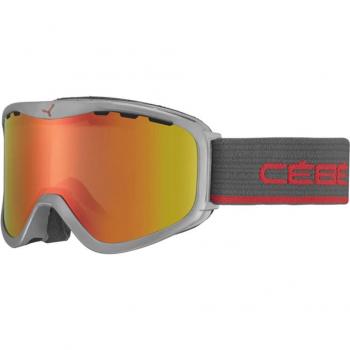 Máscara Cébé Ridge OTG Gris Hierro con Lente Amber Flash