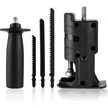 Vastar Electric Drill to Reciprocating Saw Adapter – Wood and Metal Cutting Tool with Integrated Saw Blade