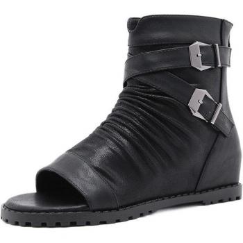 Chaussures rétro à fermeture éclair pour femmes
