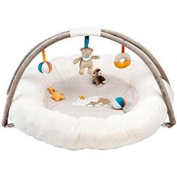 Nattou Coperta Imbottita per Gioco con Arco, Rotonda, 90 cm