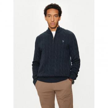 U.S. Polo Assn. Basic Pullover MUP3697 – Dunkelblau, Regular Fit