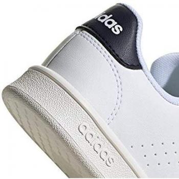 Adidas Mixte Enfant Advantage, Chaussure de Tennis, Blanc Encre Légende Nuage, 33 EU
