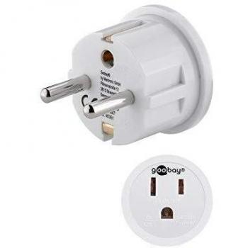 Goobay, Reiseadapter, Goobay Netzadapter, Weiß