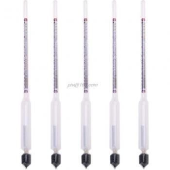 5 Pcs Alcohol Concentration Hydrometer Tester 0-100