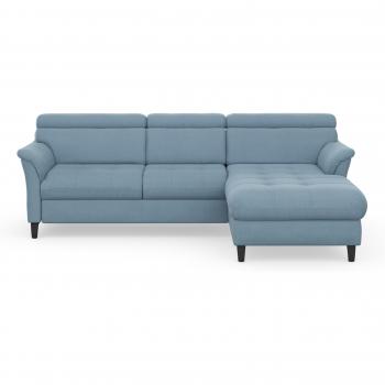 Marano Ecksofa in Hellblau mit Bettfunktion