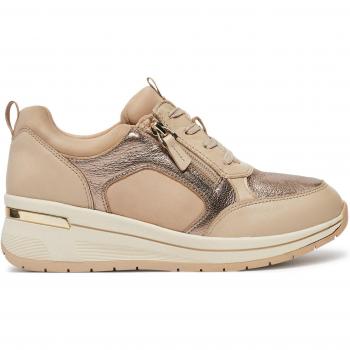 Sneakers Talon Compensé Caprice Beige 38