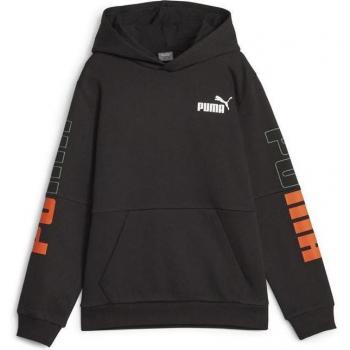 Sudadera Infantil Puma Power Colorblock Negro