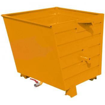 Réservoir d'empilage de copeaux Bauer Südlohn BSL 55 couleur orange-jaune