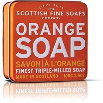 Klassische Orangen-Seife in Tins – Schottland