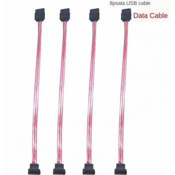 ANPWOO 8P Cable de datos SATA, Red clara, para equipos de seguridad