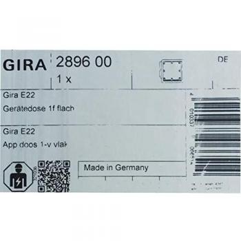 Gira 289600 Boîte de connexion E22 1FACH