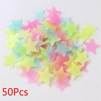 Glow in the Dark Star Wall Decals