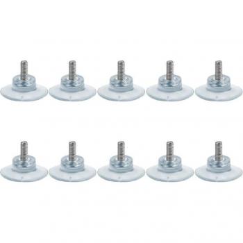 Set 10 Copas de Succión Goma Fuerte – Mesa Cristal + Tornillo M6