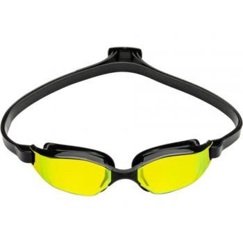 Gafas de natación Aqua Sphere XCEED negro con lentes amarillo fluor