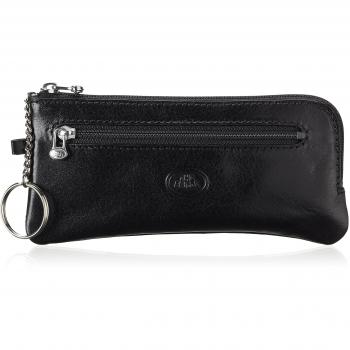 The Bridge's Key Ring in Black Leather (Unisex, One Size)