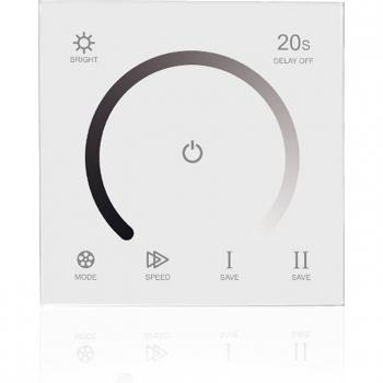 Smart 4×3 Channel LED Strip Controller – 12 V / 24 V Touch Panel