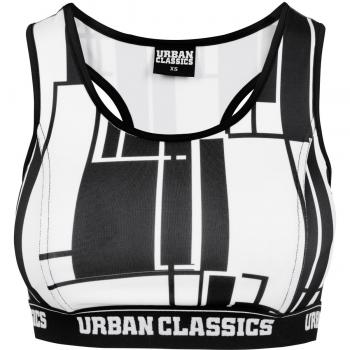 Urban Classics Damen BH Graphic Sports Bra Mehrfarbig