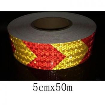 5cmx50m Reflective Road Safety Tape