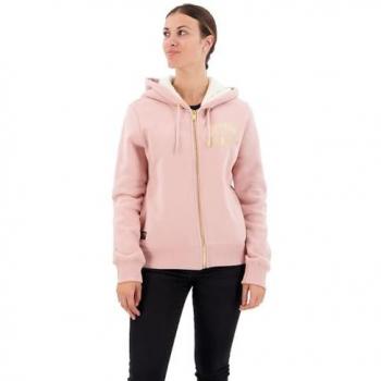 SUPERDRY Felpa Rosa Con Zip Donna 10