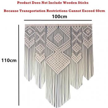Tenture Artisanale en Macramé