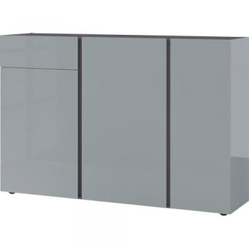 GERMANIA Sideboard »Mesa«, Graphit/Silbergrau B/H/T: 152 cm x 103 cm x 43 cm