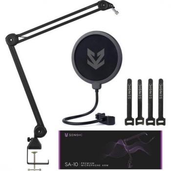 Micro‑Bridge 10 m – perche, trépied, filtrage anti‑pop