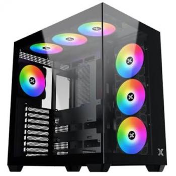 Xigmatek ATX Mid Tower Aqua V Air RGB con pannelli vetrati (Nero)