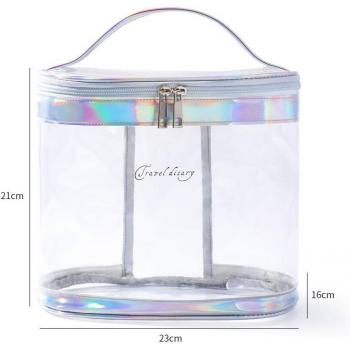 Transparent Large Cosmetic Bag for Women