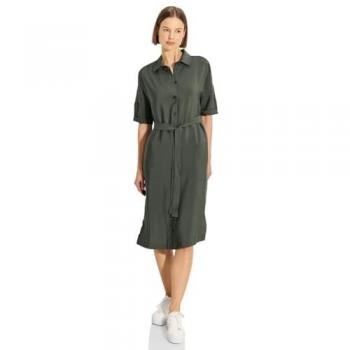 Cecil Midikleid mit Hemdkragen