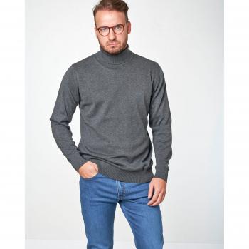 Jersey de Hombre Oscuro con Cuello Vuelto 1738