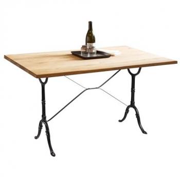 Dynamic24 Wildeiche Tischplatte 120x65 cm für Esstisch und Schreibtisch